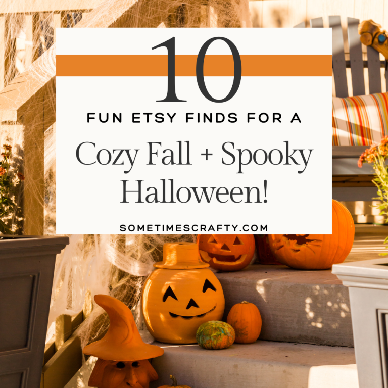 10 Fun Etsy Finds for a Cozy Fall + Spooky Halloween!