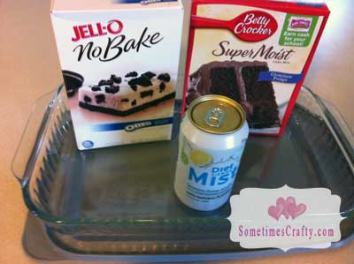 Oreo Poke Cake