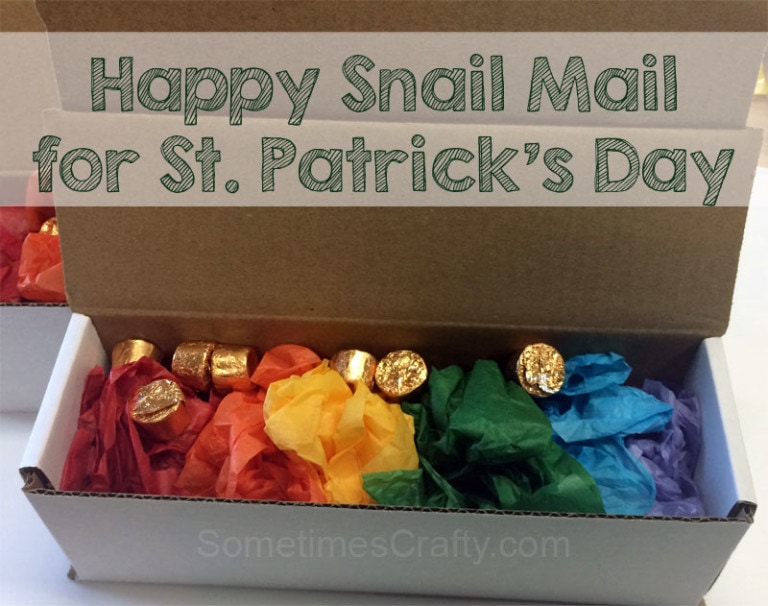 Happy Snail Mail Boxes for St Patricks Day
