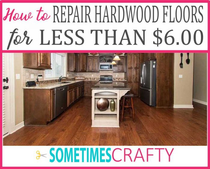 How to Repair Your Hardwood Floor Scratches for Less Than Six Dollars Featured Image