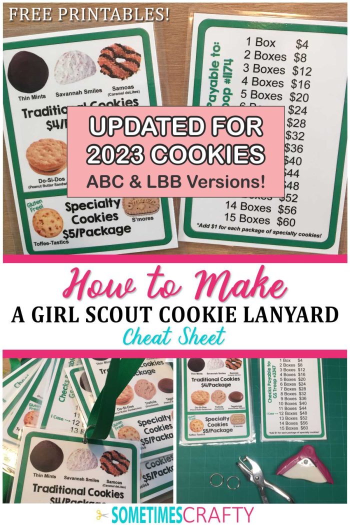 2023 How to Make a Girl Scout Cookie Lanyard - Free Printables