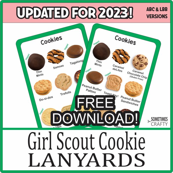 2023 Girl Scout Lanyards - Free Printable