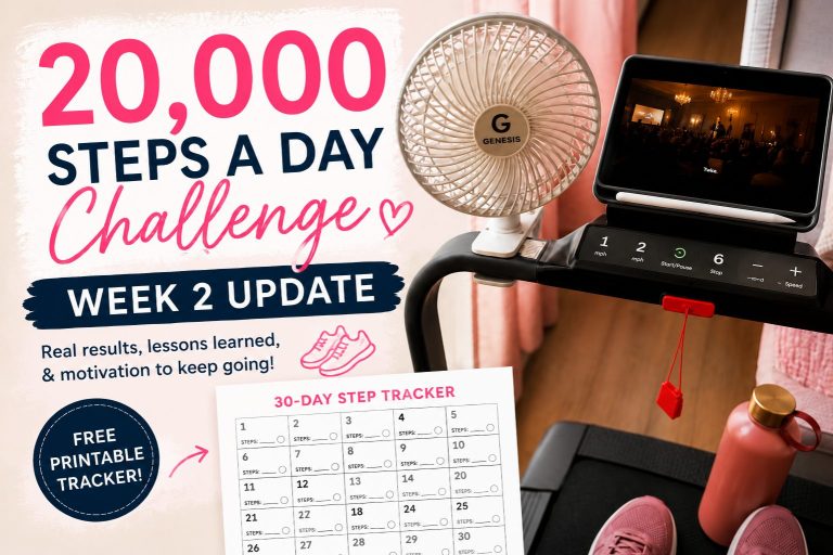 Walking 20,000 Steps a Day Challenge: Week 2 Update