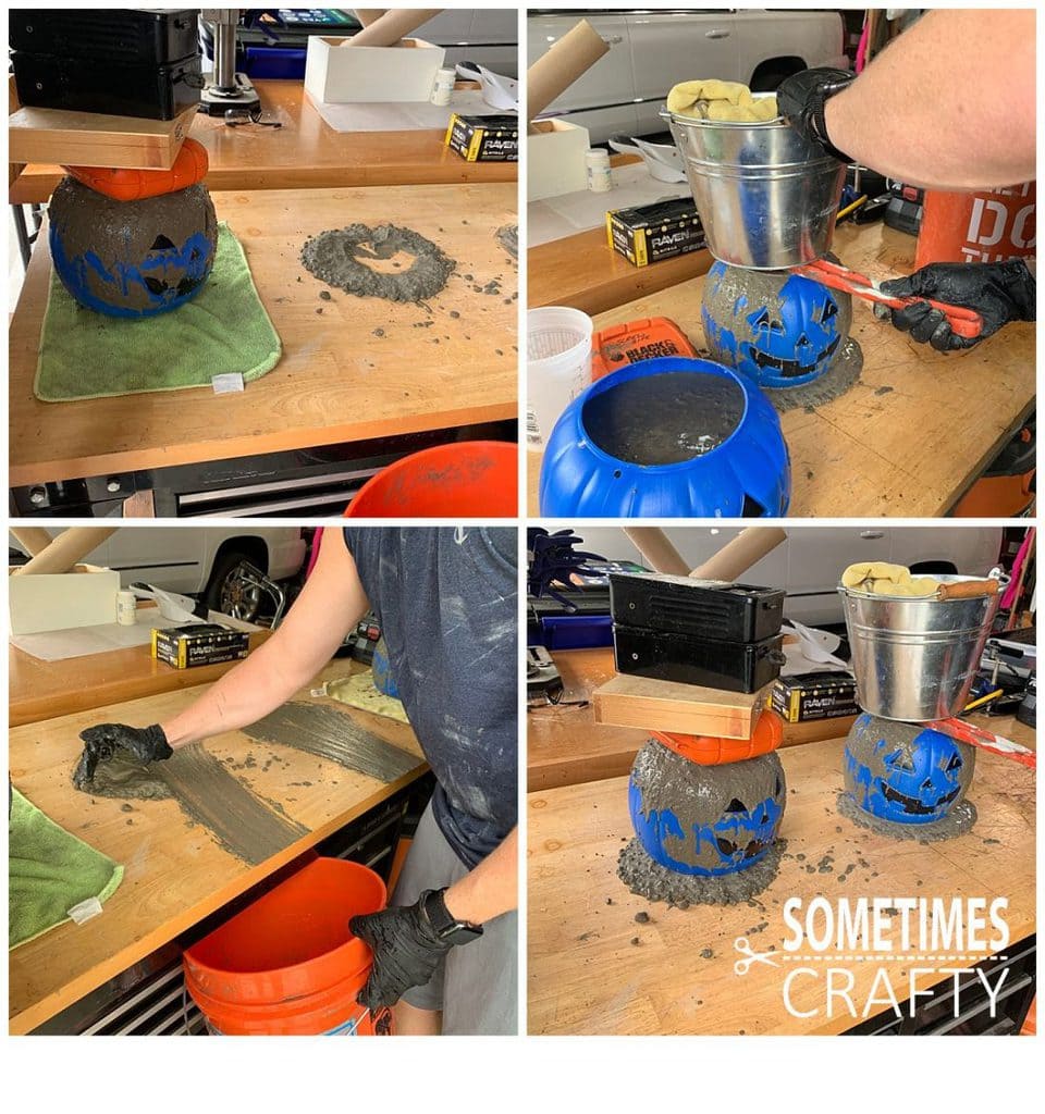 How to Make a Cement Pumpkin for Your Fall Decor Sometimes Crafty