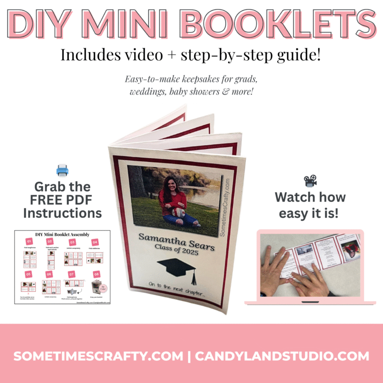 How to Make a DIY Mini Booklet from One Sheet of Paper (No Staples Needed!) + Free PDF Instructions