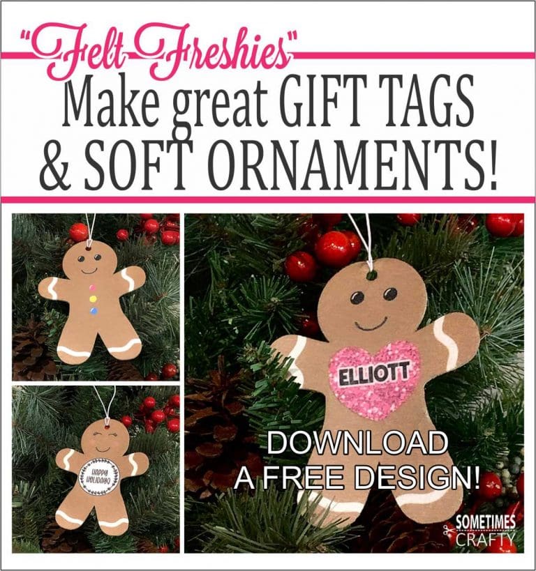 Felt Freshies make cute & inexpensive Christmas gifts!