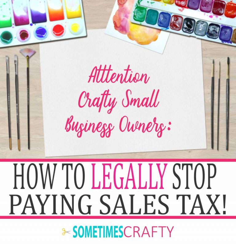 How to (Legally) Stop Paying Sales Tax