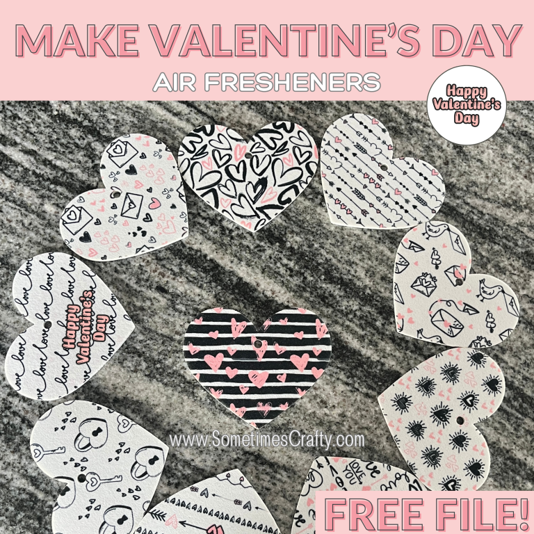 Make Valentine’s Day Air Fresheners (Free PNG File!)
