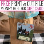 Money Holder Gift Card Free Print & Cut File